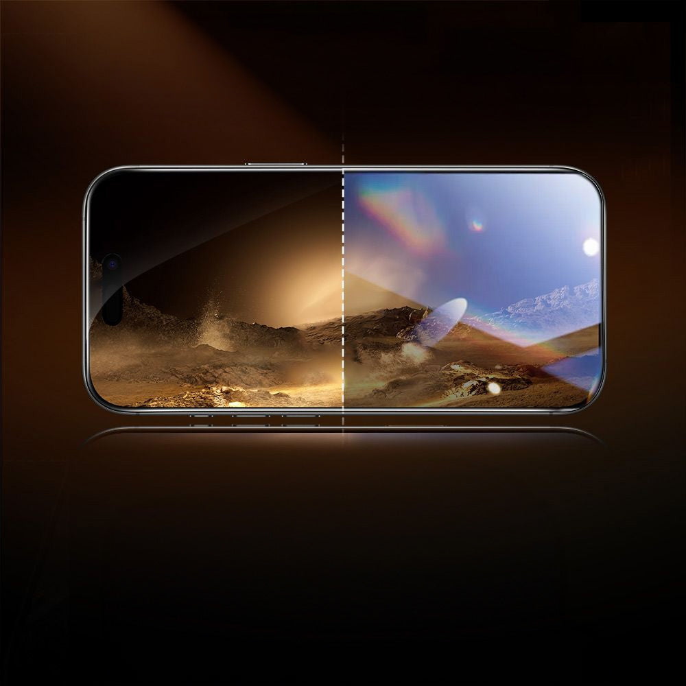 Gehärtetes Glas für iPhone 17 / 16 Pro, ESR Ultrafit Armorite Pro Tempered Glass, Transparent mit schwarzen Rahmen