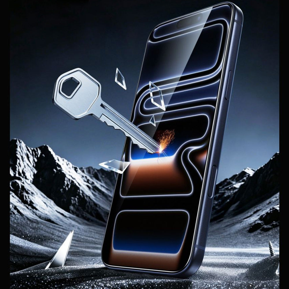 Gehärtetes Glas mit Positionierungsrahmen für iPhone 18 Pro / 17 Pro, ESR UltraFit Armorite Tempered Glass, 2 Stück (6/7)