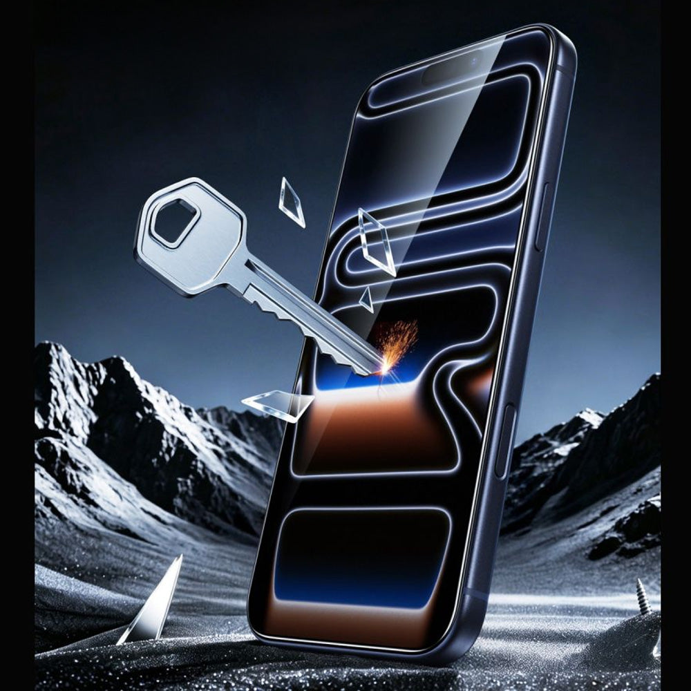 Gehärtetes Glas mit Positionierungsrahmen für iPhone 18 Pro Max / 17 Pro Max, ESR UltraFit Armorite Tempered Glass, 2 Stück (6/7)