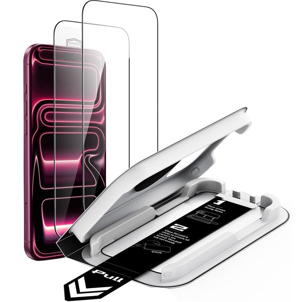 Gehärtetes Glas mit Positionierrahmen für iPhone 18 Pro Max / 17 Pro Max, ESR UltraFit Classic Screen Protector, 2 Stück (2/7)