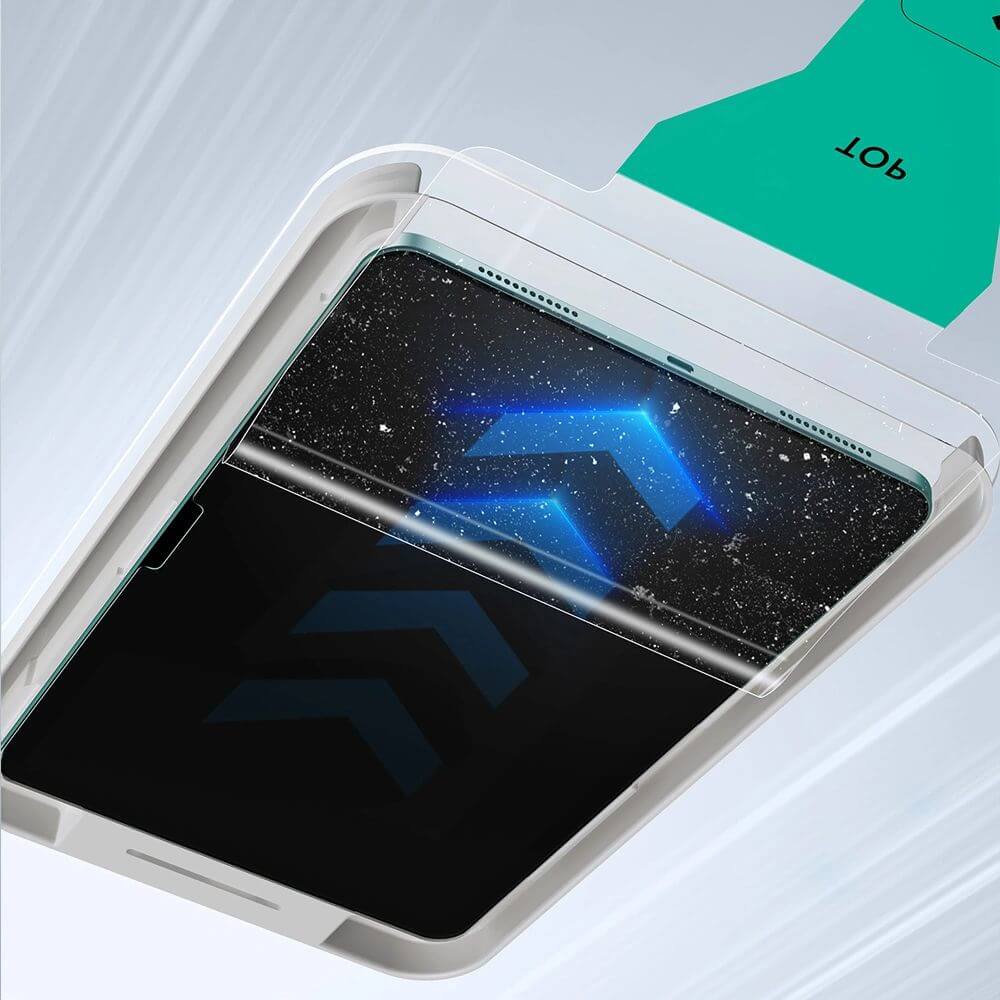 Gehärtetes Glas mit Positionierrahmen für iPad Air 13" 2025 / 2024, ESR UltraFit Tempered Glass, 2 Stück