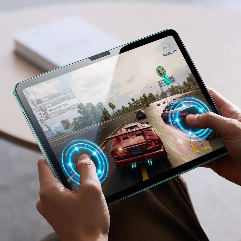 Gehärtetes Glas mit Positionierrahmen für iPad Air 13" 2025 / 2024, ESR UltraFit Tempered Glass, 2 Stück
