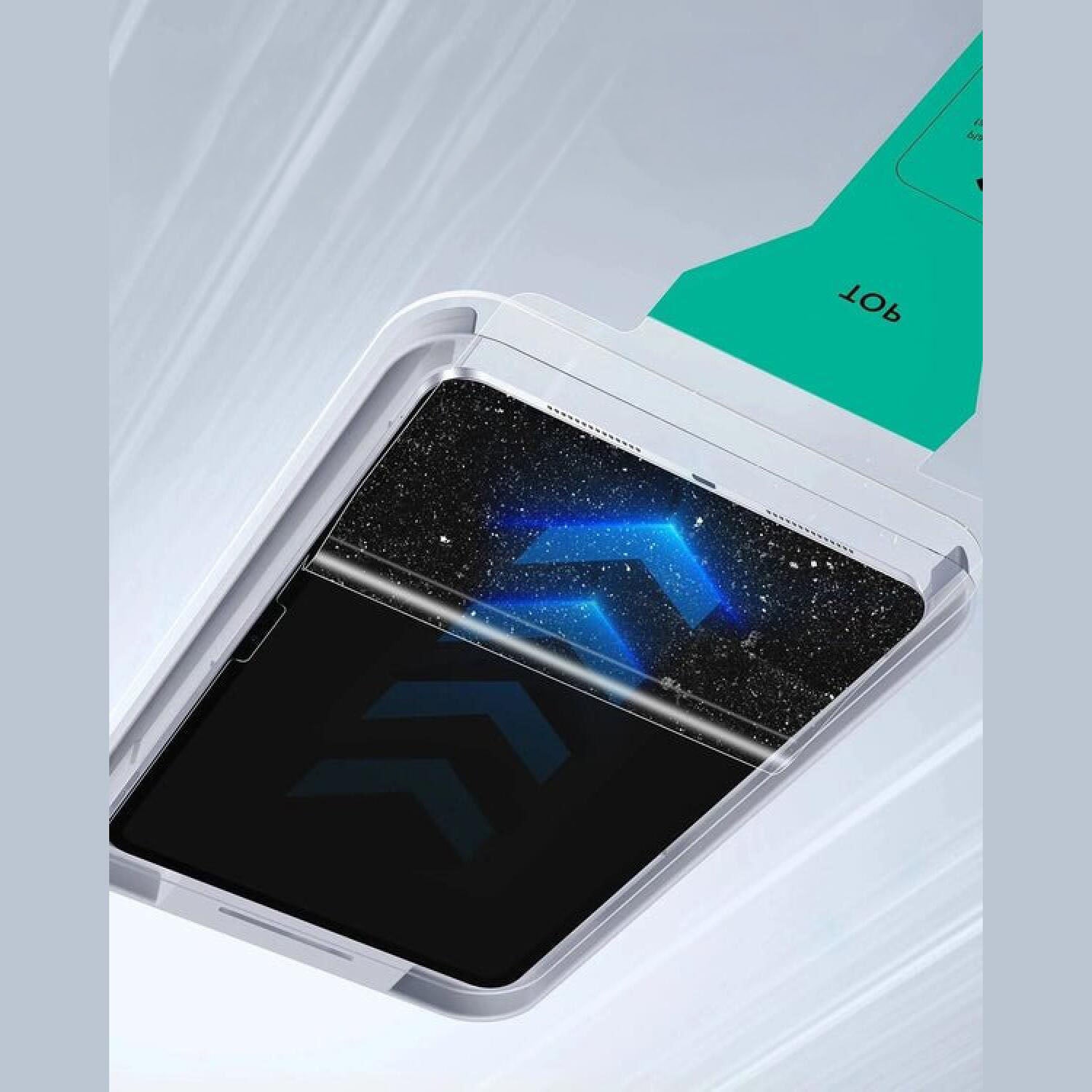 Gehärtetes Glas mit Positionierrahmen für iPad Pro 11" 2025 / 2024, ESR UltraFit Tempered Glass, 2 Stück