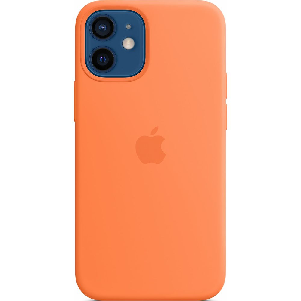 Schutzhülle Apple Silicone Case MagSafe für iPhone 12 Mini, Orange