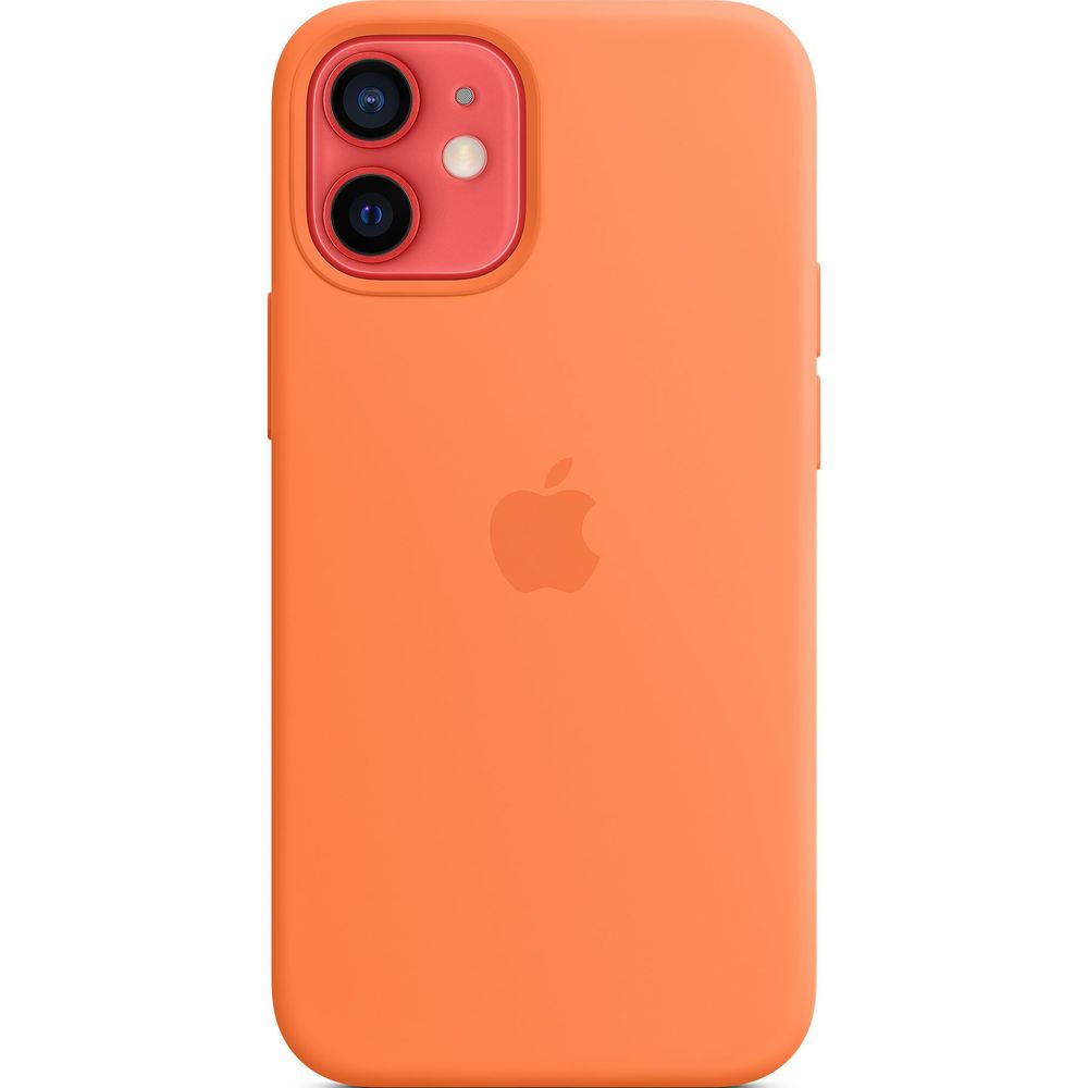 Schutzhülle Apple Silicone Case MagSafe für iPhone 12 Mini, Orange