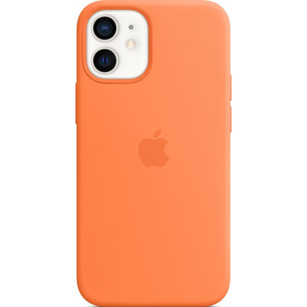 Schutzhülle Apple Silicone Case MagSafe für iPhone 12 Mini, Orange