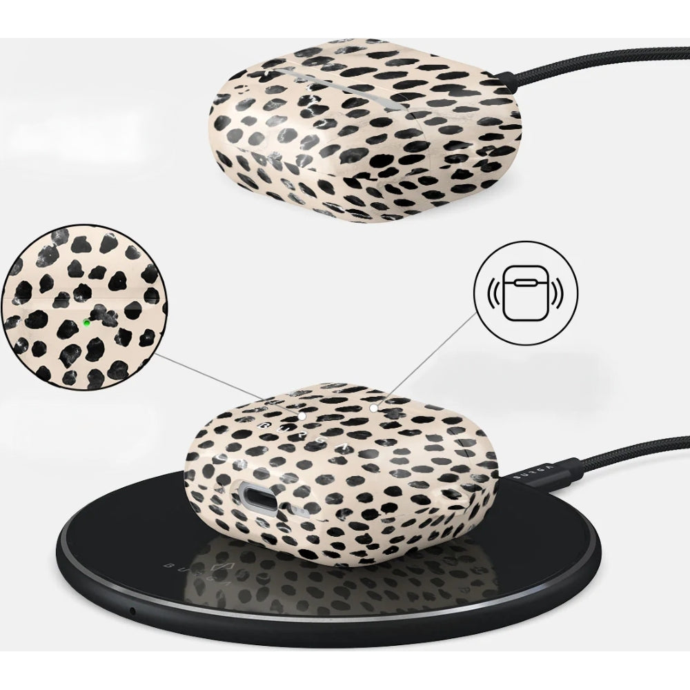 Schutzhülle für AirPods 4, Burga Almond Latte, Beige