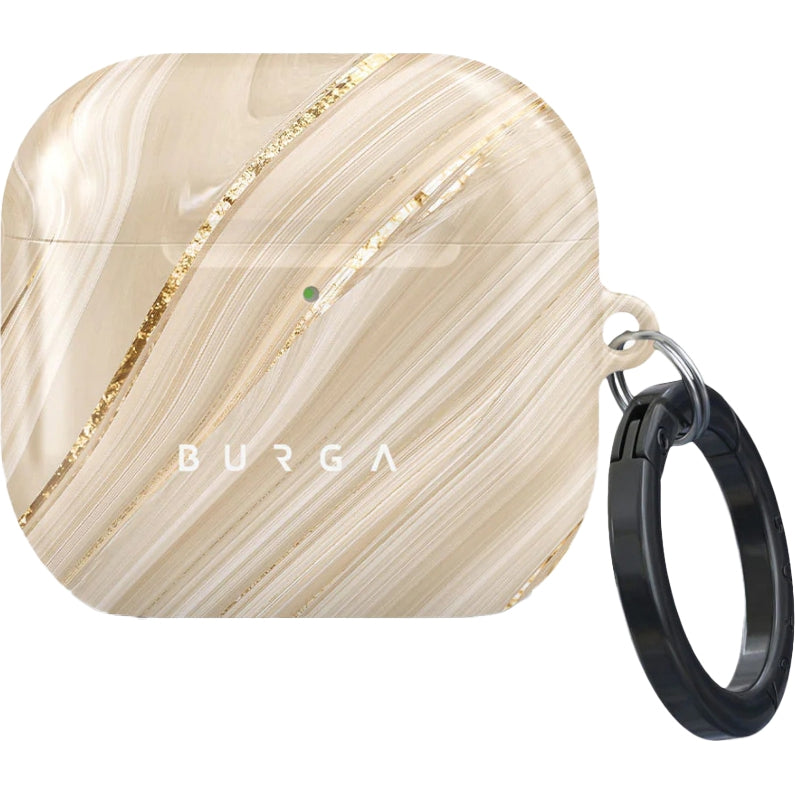 Schutzhülle für AirPods 4, Burga Full Glam, Beige
