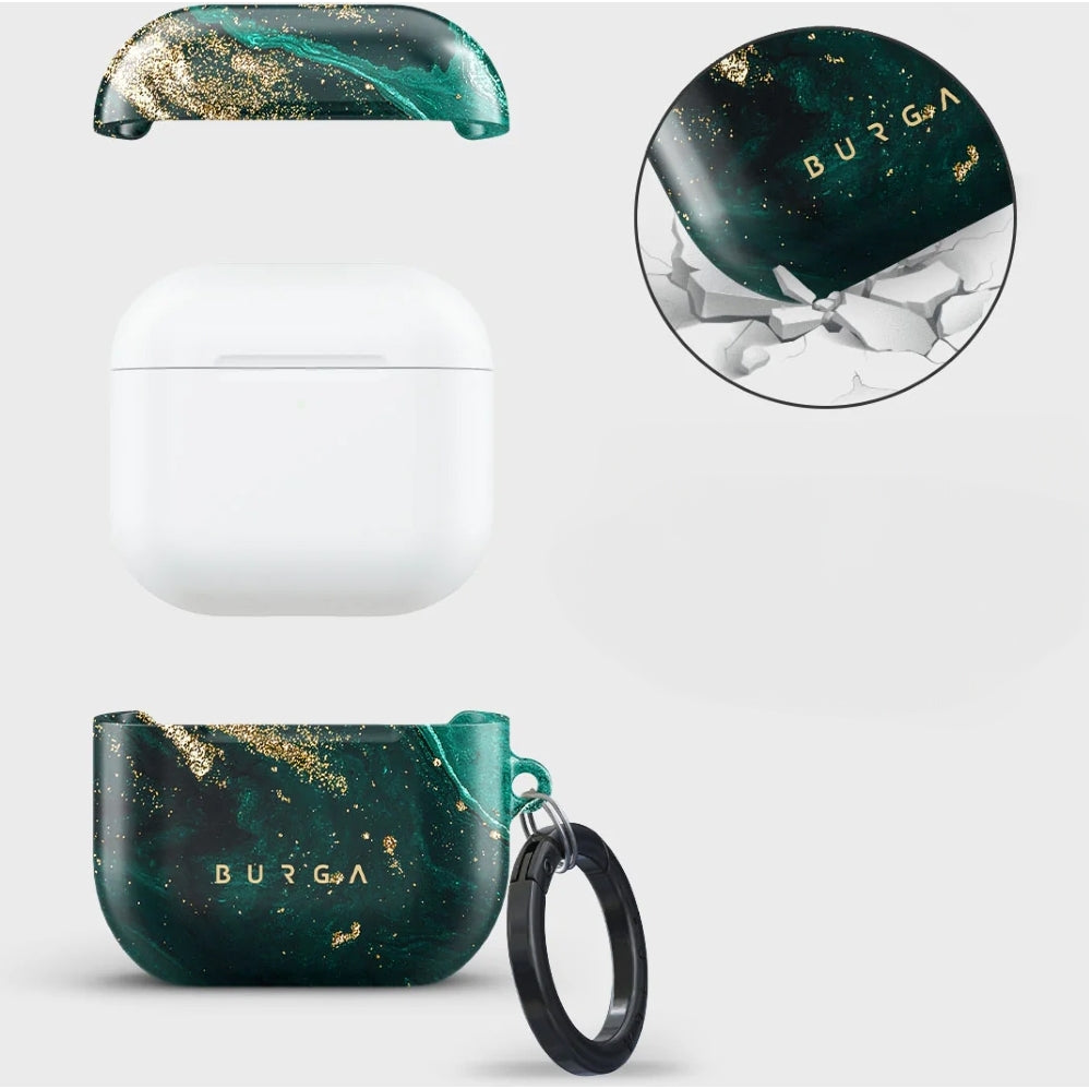 Schutzhülle für AirPods 4, Burga Emerald Pool, Mehrfarbig Marine