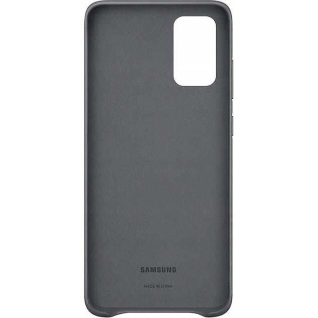 Schutzhülle Samsung Leather Cover für Galaxy S20 Ultra, Grau