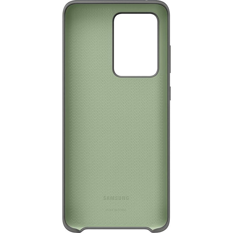 Schutzhülle Samsung Silicone Cover für Galaxy S20 Ultra, Grau