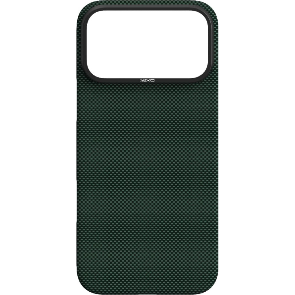 Handyhülle für iPhone 17 Pro, YAXO Aramid Fiber Ultra Slim mit MagSafe, Grün