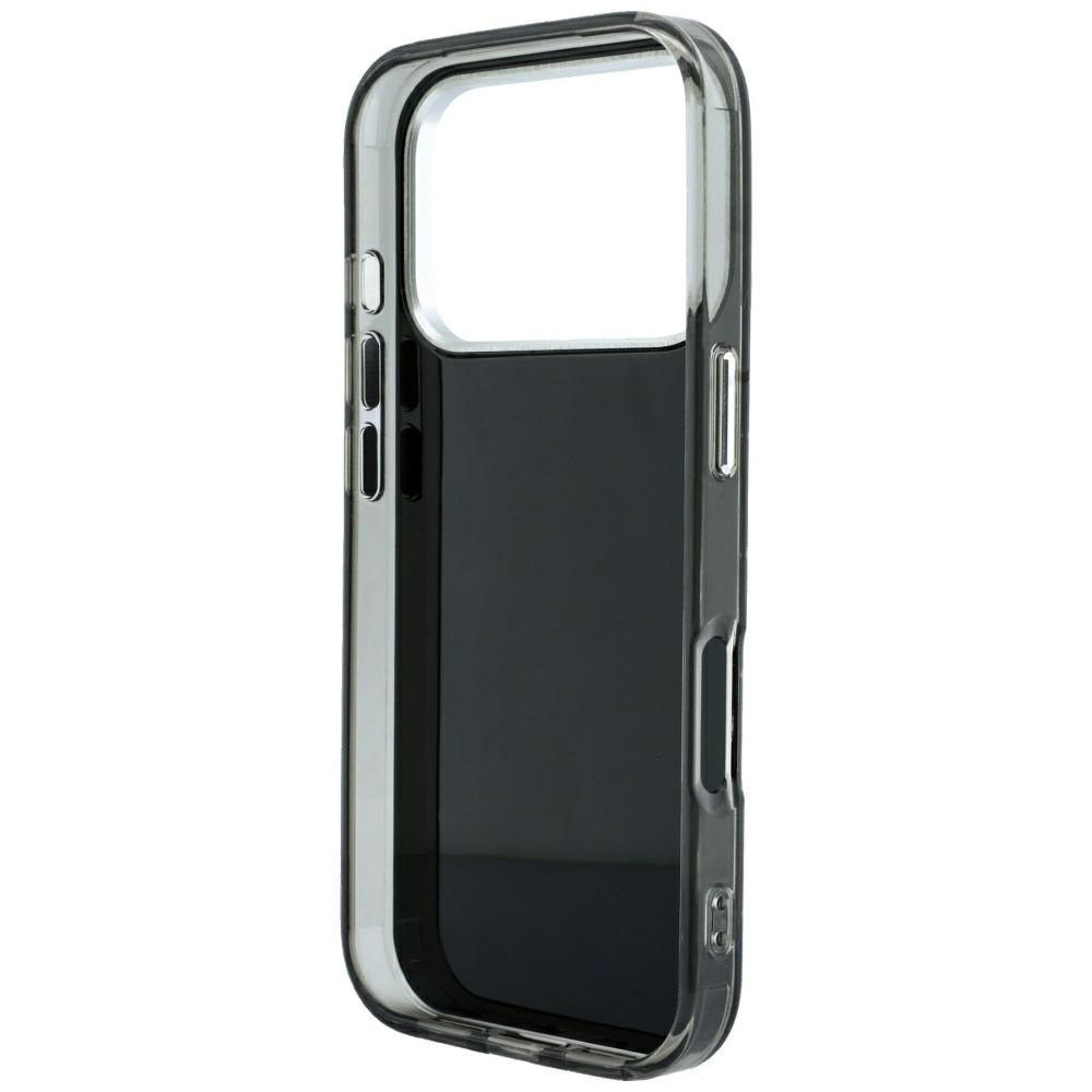 Handyhülle Karl Lagerfeld IML Rhinestones Allover Electroplated Logo für iPhone 18 Pro Max / 17 Pro Max, Schwarz