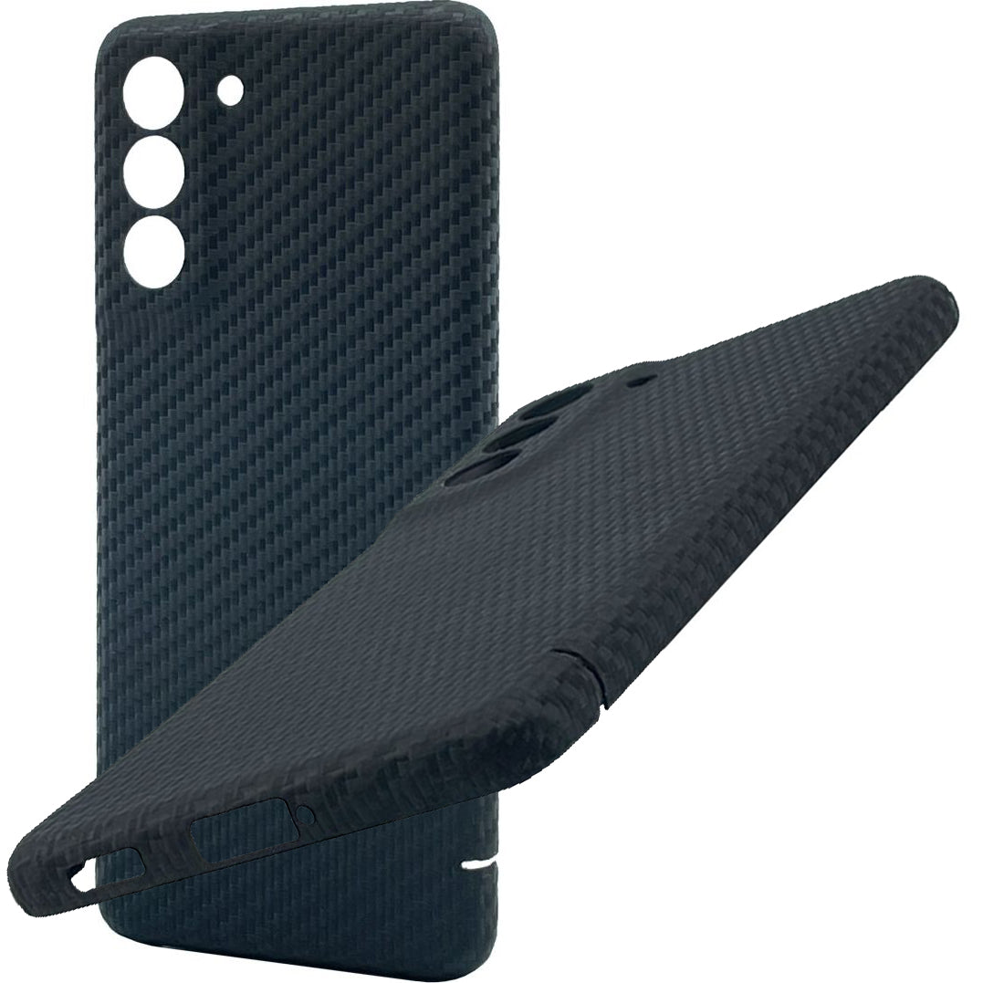 Schutzhülle für Galaxy S24 Nevox CarbonSeries, Schwarz