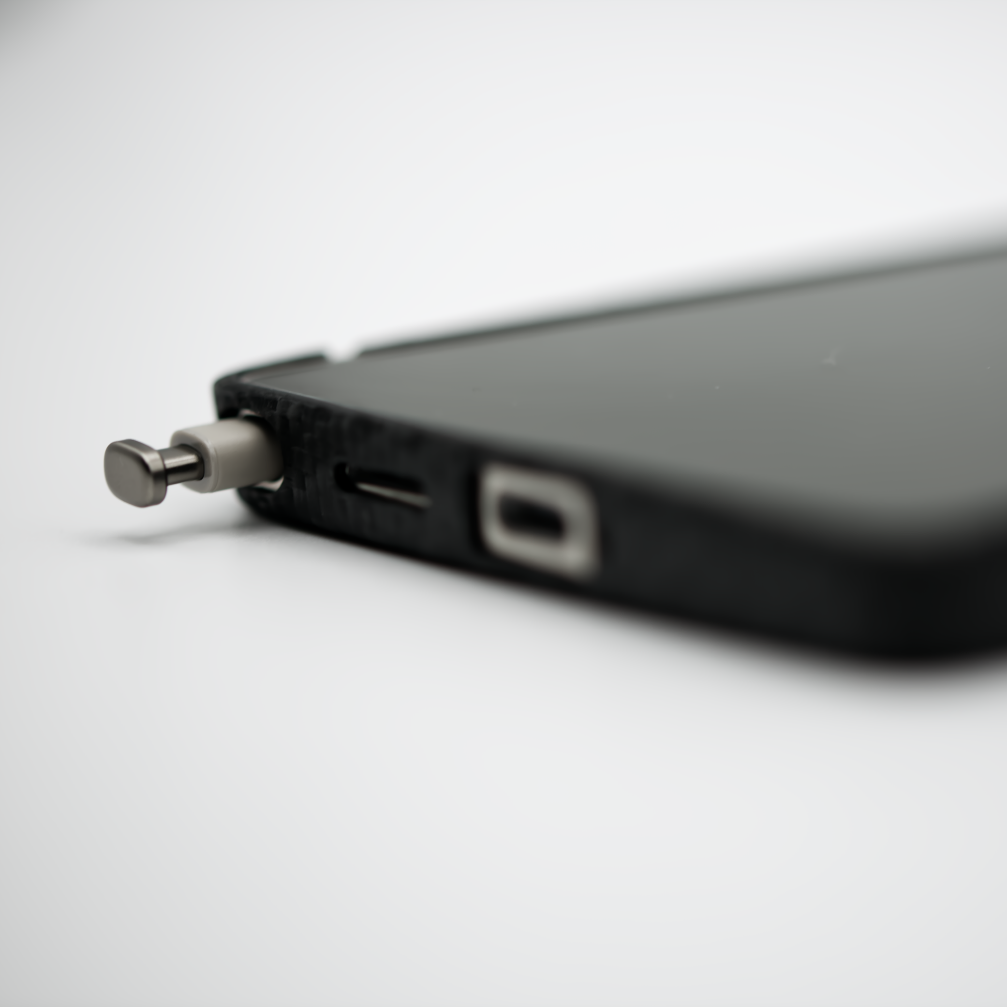Schutzhülle für Galaxy S26 Ultra Nevox CarbonSeries, Schwarz