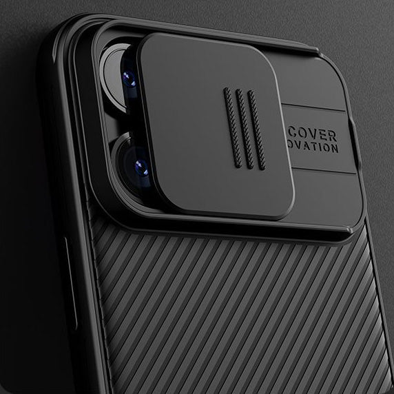 Schutzhülle Nillkin CamShield Pro für iPhone 15 Pro Max, Schwarz