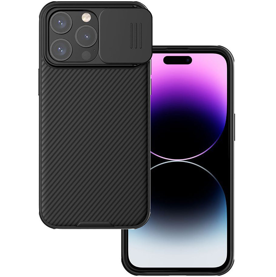 Schutzhülle Nillkin CamShield Pro für iPhone 15 Pro Max, Schwarz