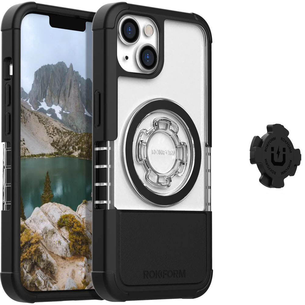 Schutzhülle Rokform Crystal Case Mag für do iPhone 15 Pro Max, Transpa