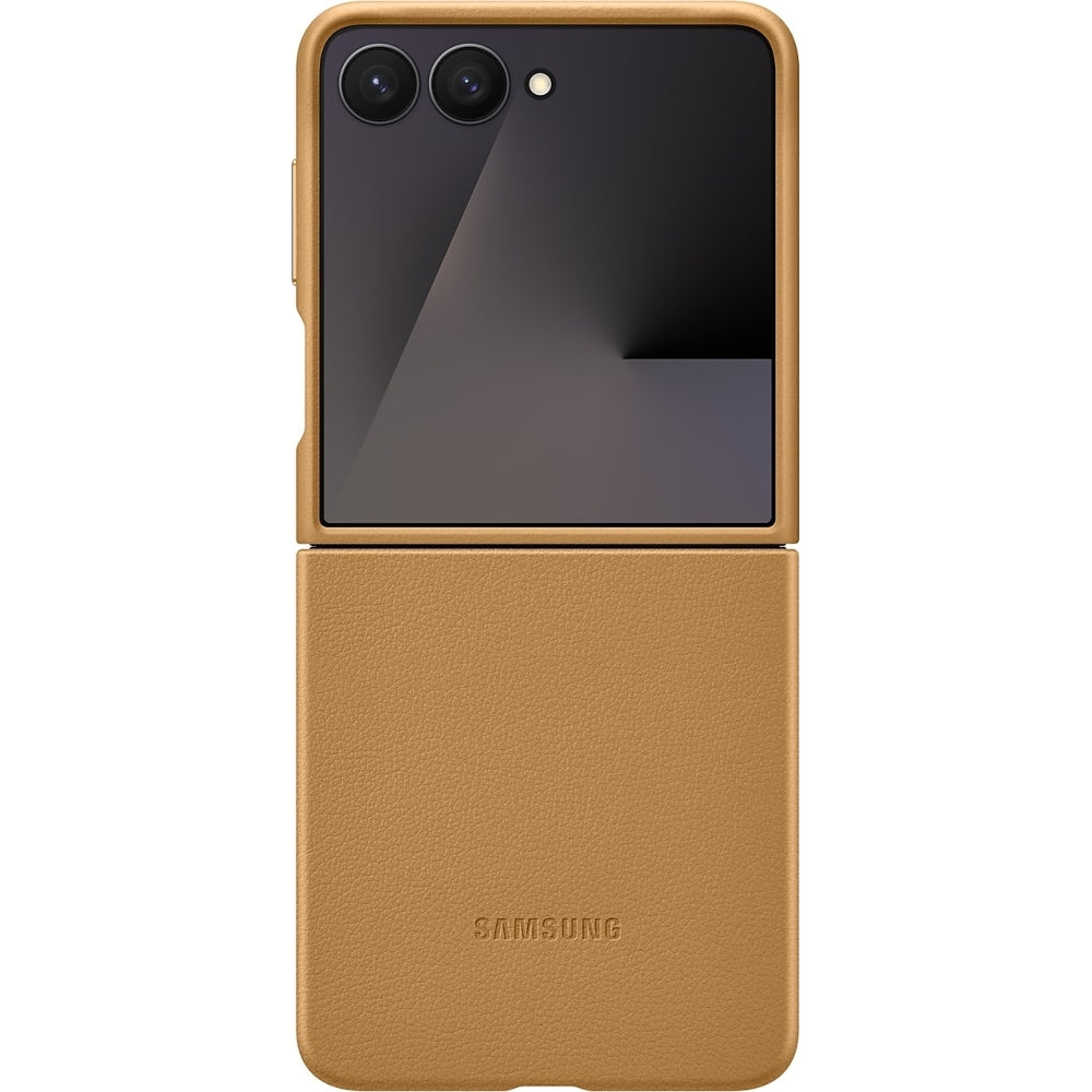 Handyhülle für Galaxy Z Flip7, Samsung KindSuit Case, Braun