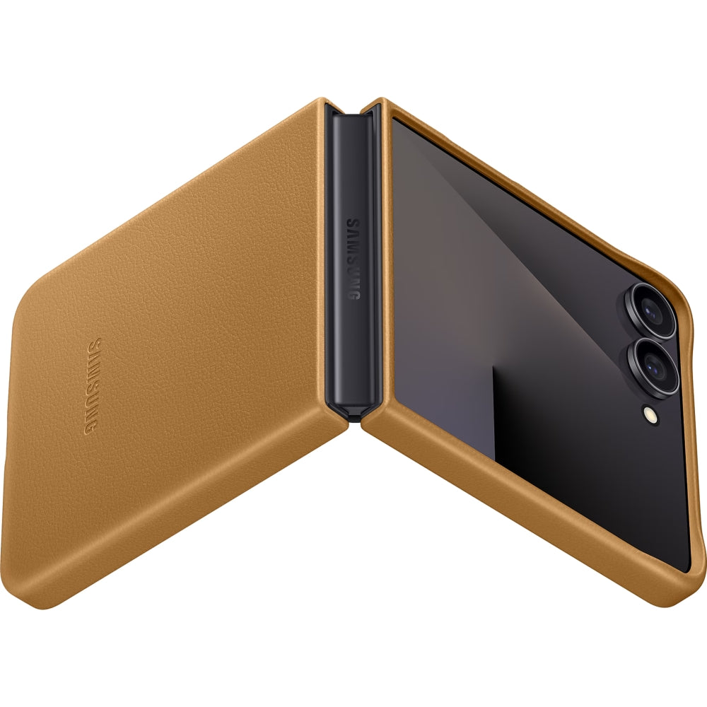 Handyhülle für Galaxy Z Flip7, Samsung KindSuit Case, Braun