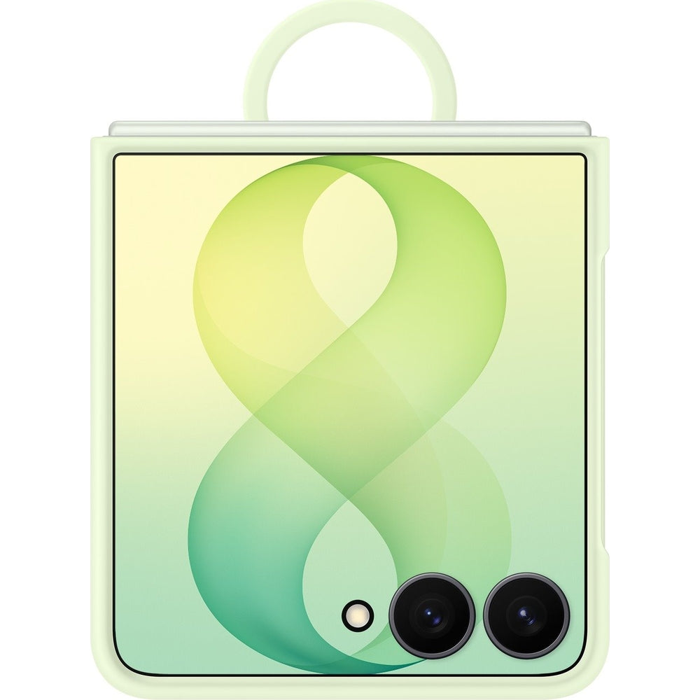 Handyhülle für Galaxy Z Flip8, Samsung Silicone Ring Magnet Case für MagSafe, Grün