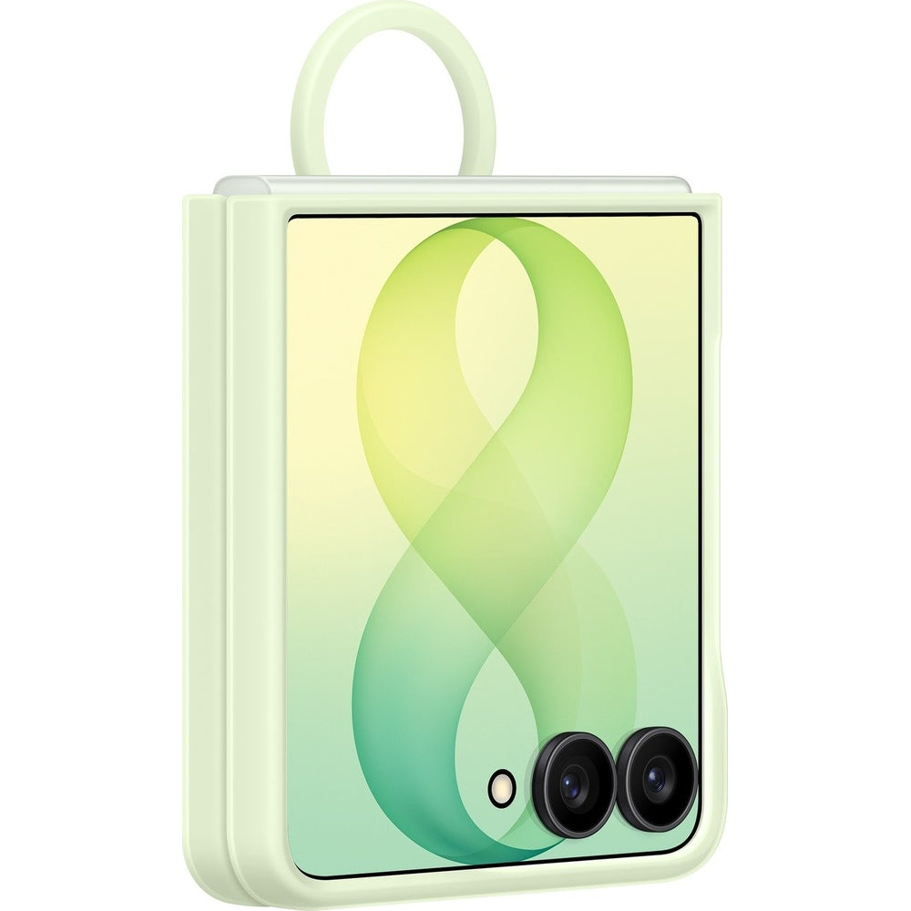 Handyhülle für Galaxy Z Flip8, Samsung Silicone Ring Magnet Case für MagSafe, Grün