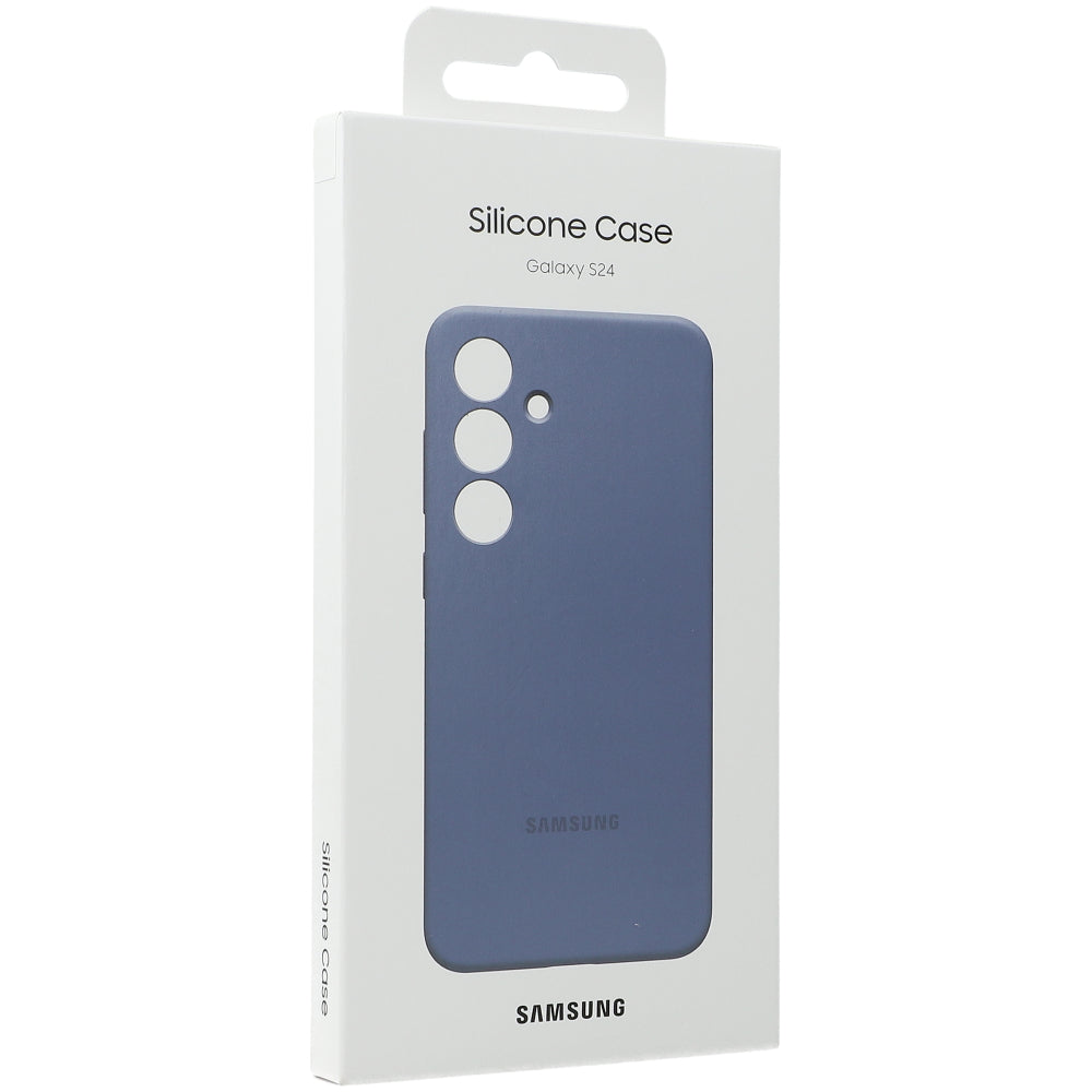 Schutzhülle für Galaxy S24, Samsung Silicone Cover, Fliederfarben