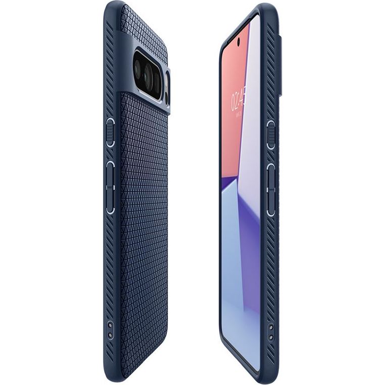 Schutzhülle Spigen Liquid Air für Google Pixel 8 Pro, Dunkelblau