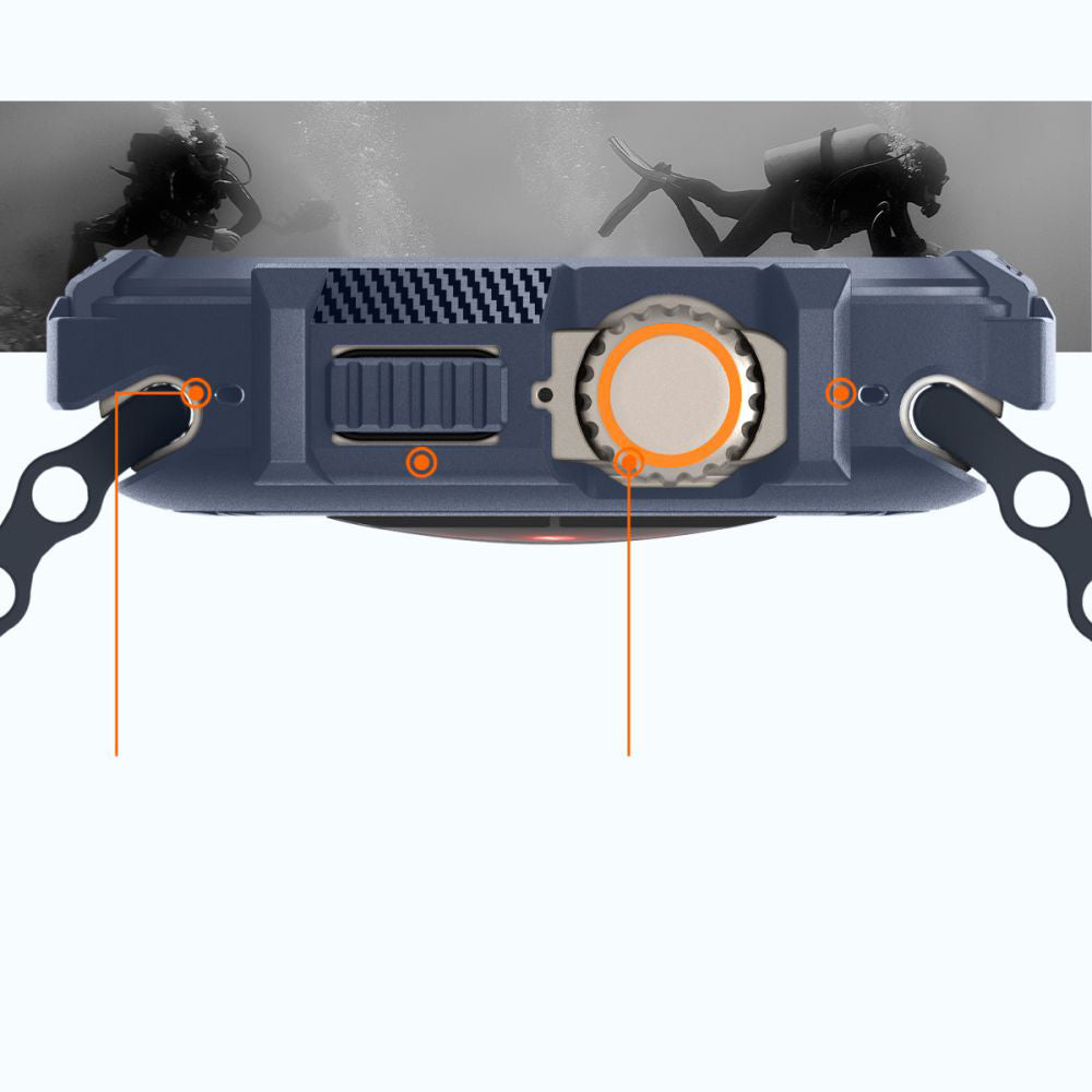 Schutzhülle für Apple Watch Ultra 4/3/2/1 49 mm, Spigen Rugged Armor, Dunkelblau