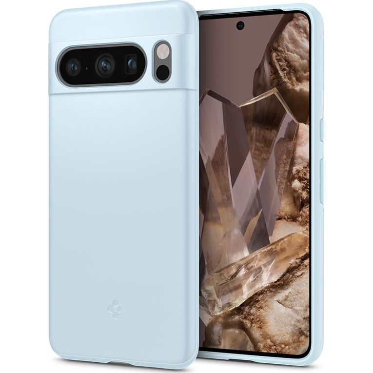 Schutzhülle Spigen Thin Fit für Google Pixel 8 Pro, Blau