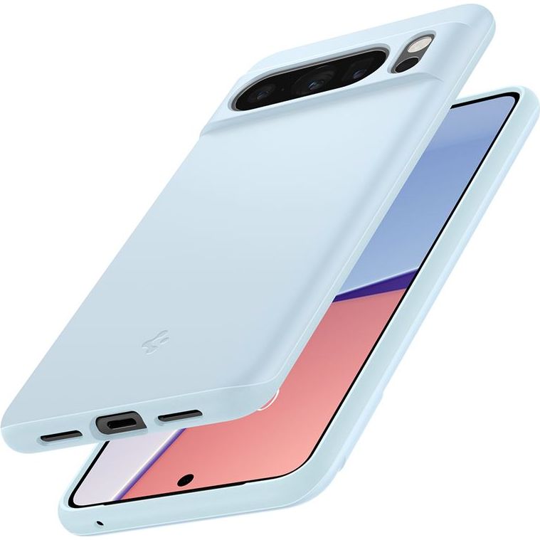 Schutzhülle Spigen Thin Fit für Google Pixel 8 Pro, Blau