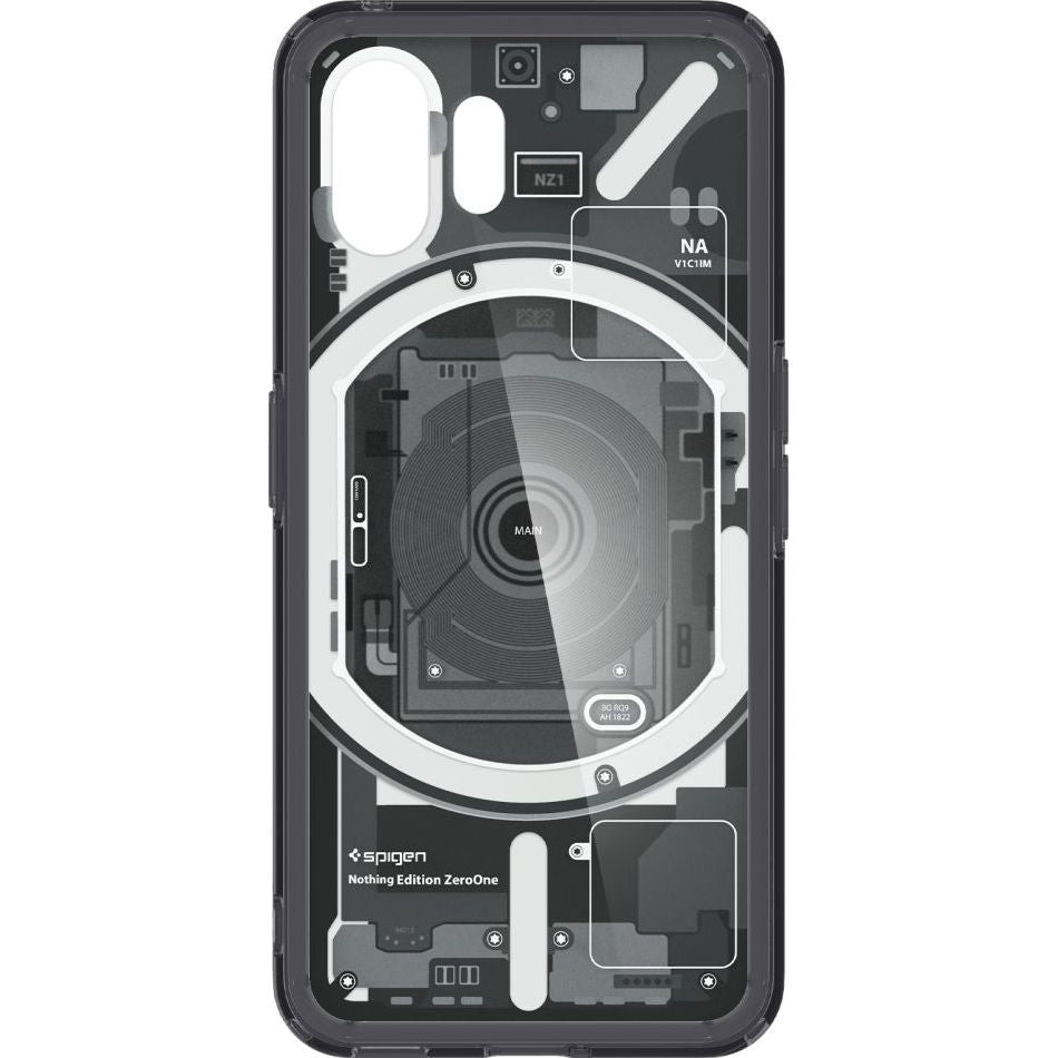 Schutzhülle Spigen Ultra Hybrid für Nothing Phone 2, Rauchfarben-Grau (Zero One)
