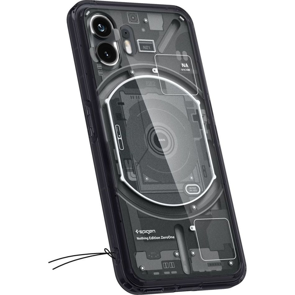 Schutzhülle Spigen Ultra Hybrid für Nothing Phone 2, Rauchfarben-Grau (Zero One)