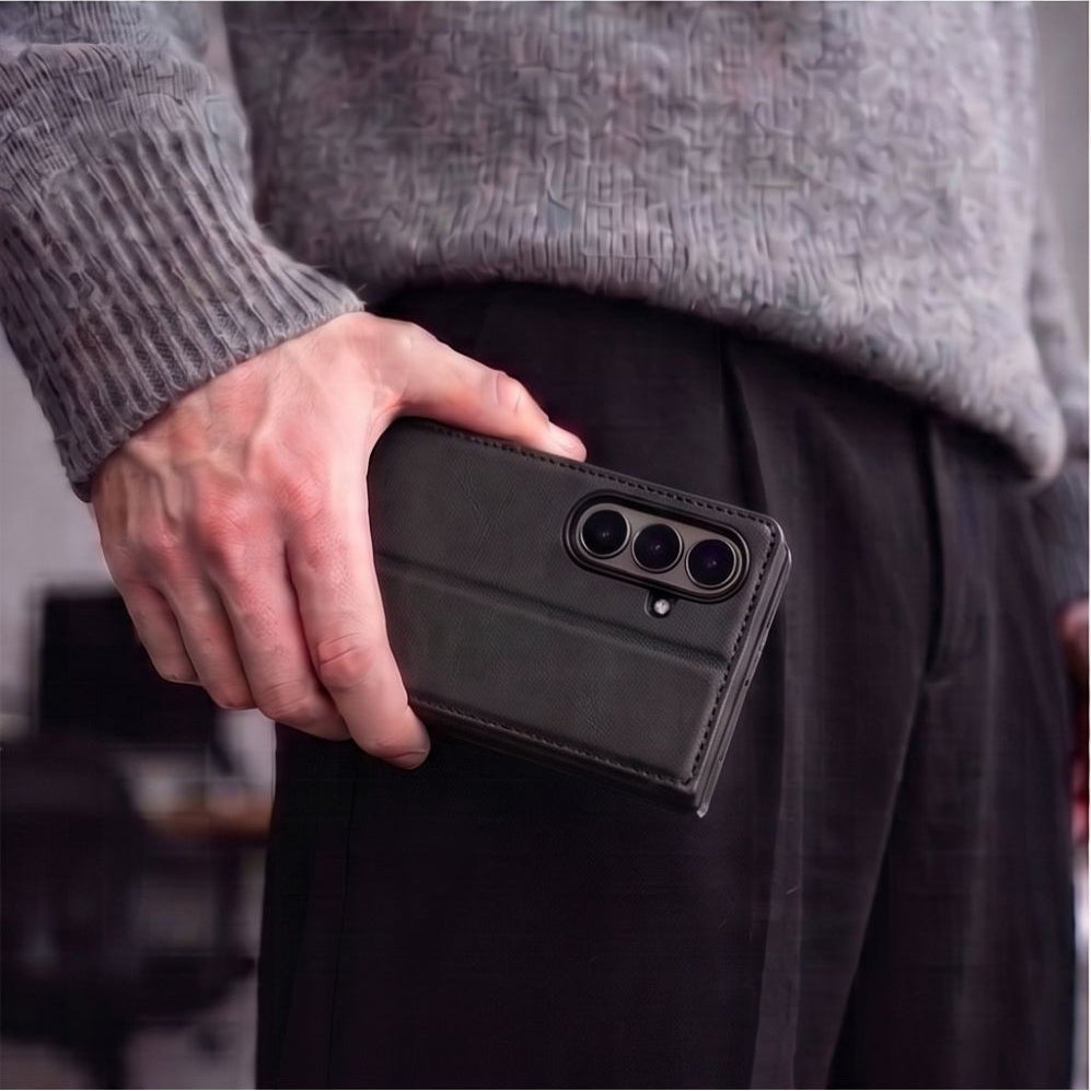 Handyhülle mit Klappe für Galaxy Z Fold8 Ultra, Tech-Protect Wallet, Schwarz