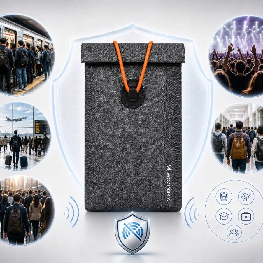 Universell RFID-Signalschutz-Etui, Wozinsky WPB-R12, Grau