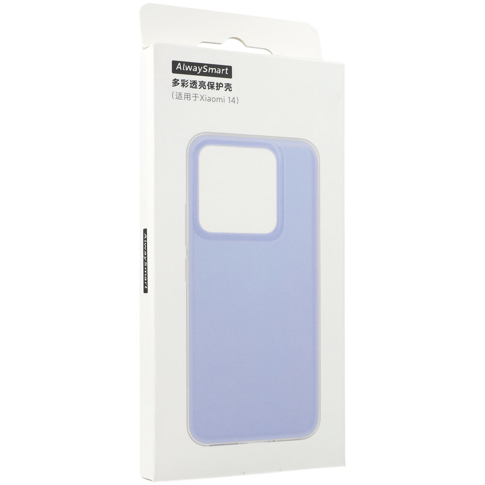 Schutzhülle für Xiaomi 14, Xiaomi alwaySmart TPU Colorful Case, Violett