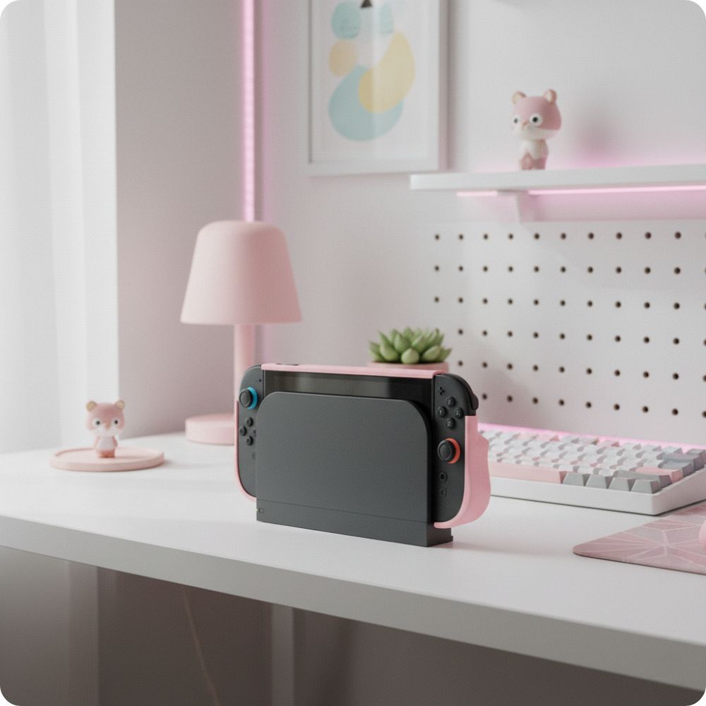 Schutzhülle für Nintendo Switch 2, YAXO Buzzard, Rosa