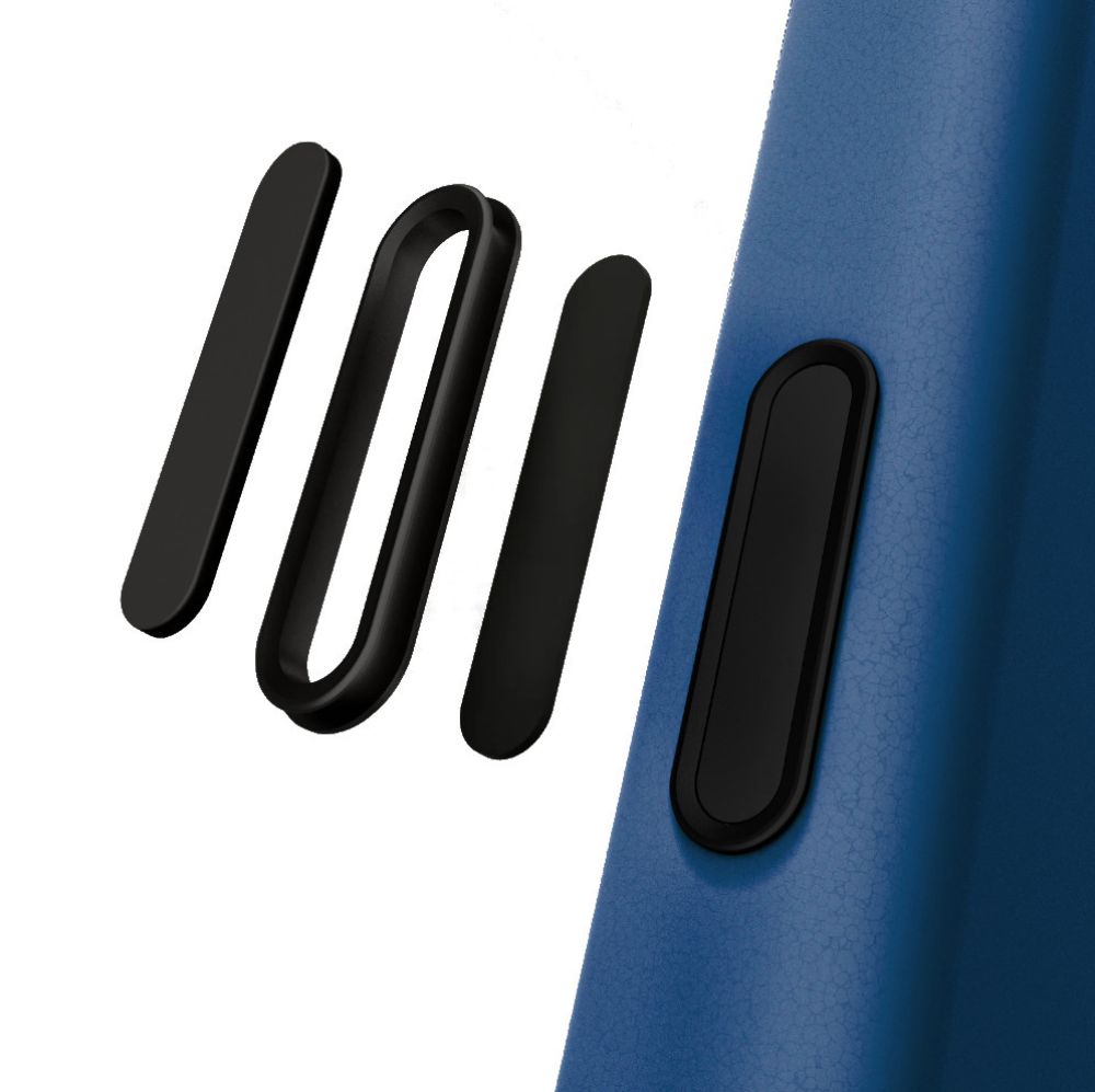 Handyhülle für iPhone Air, YAXO Leather Gear Slim Case MagSafe, Blau