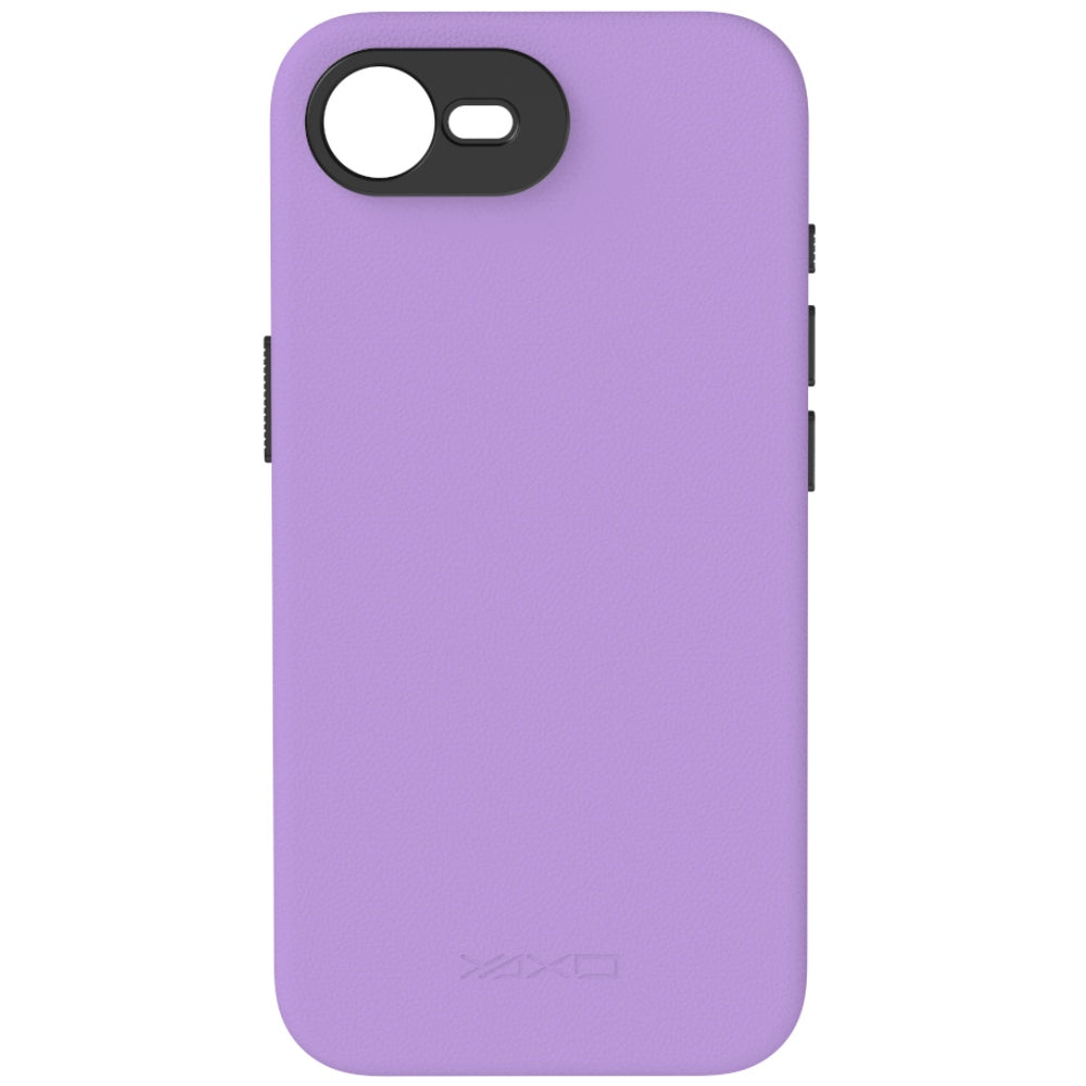 Handyhülle YAXO Leather Gear Slim Case MagSafe für iPhone 17e, violett (3/12)