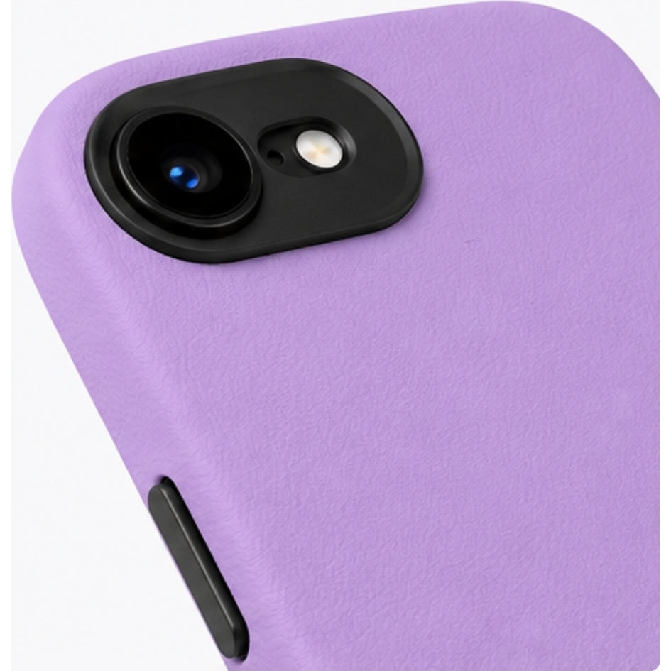 Handyhülle YAXO Leather Gear Slim Case MagSafe für iPhone 17e, violett (9/12)