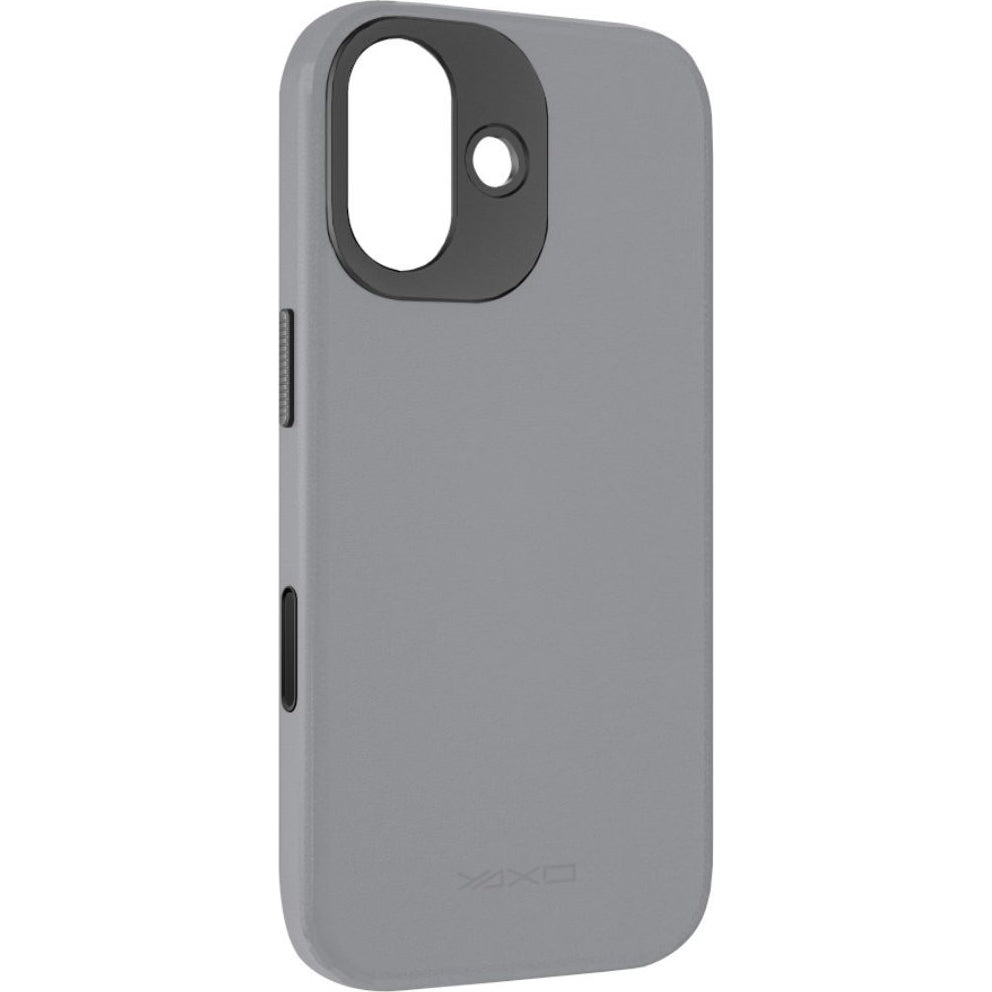 Handyhülle für iPhone 17, YAXO Leather Gear Slim Case MagSafe, Grau