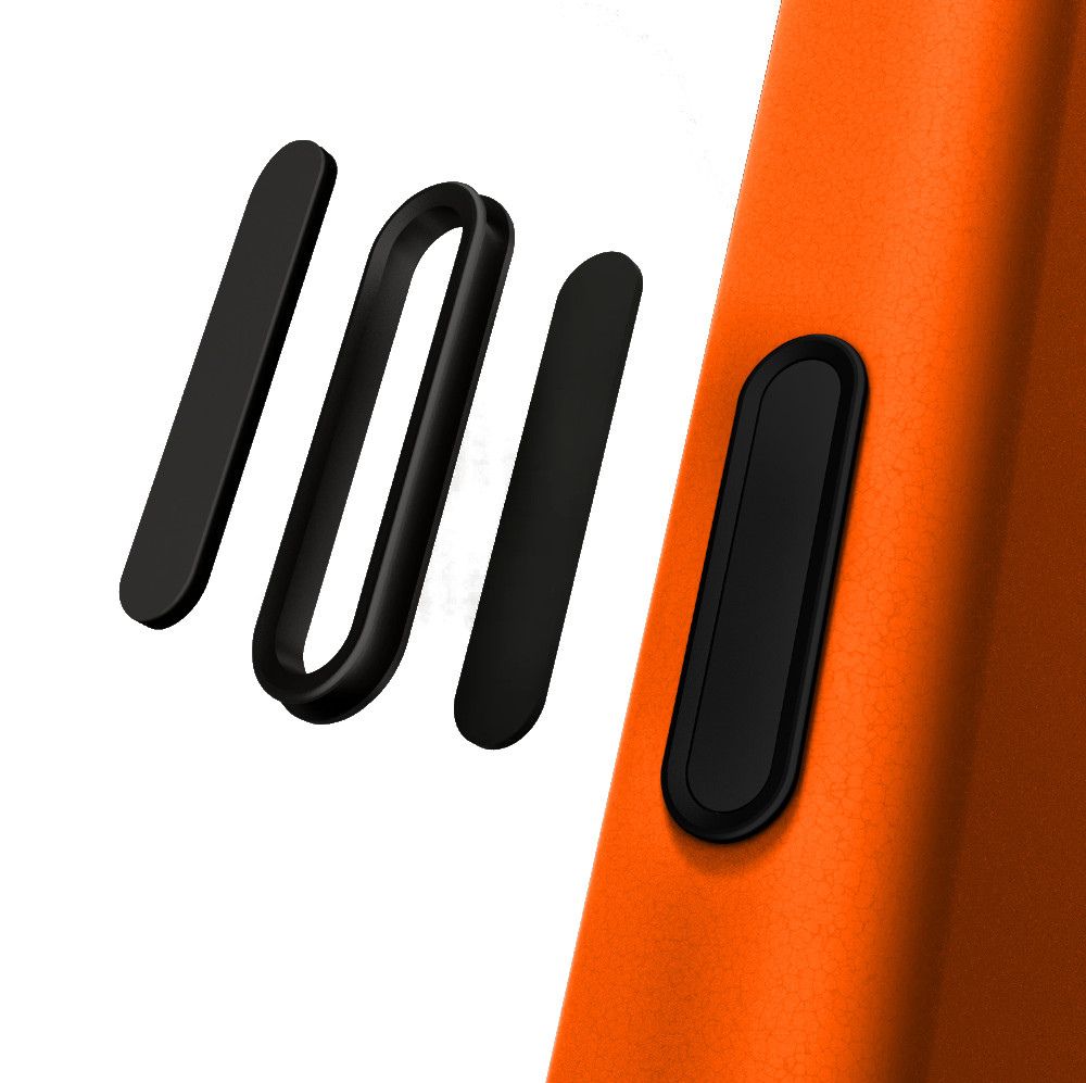 Handyhülle für iPhone 17, YAXO Leather Gear Slim Case MagSafe, Orange