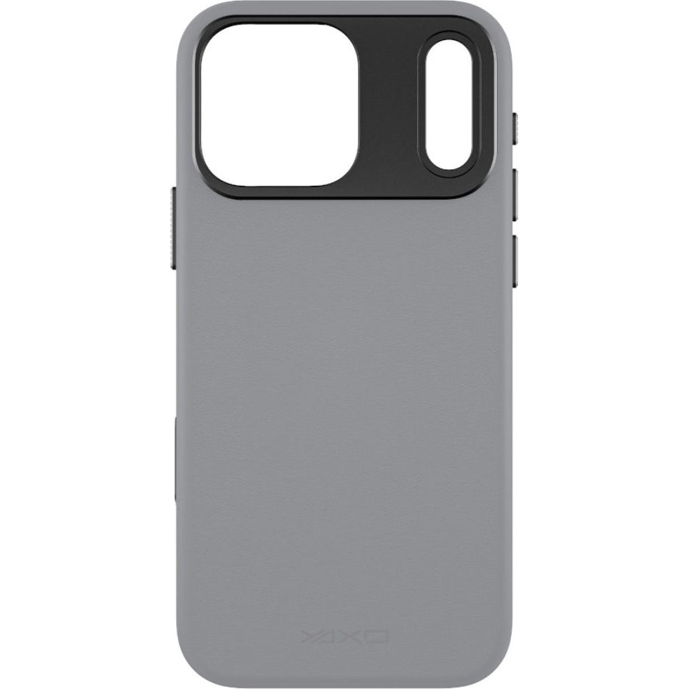 Handyhülle für iPhone 17 Pro, YAXO Leather Gear Slim Case MagSafe, Grau