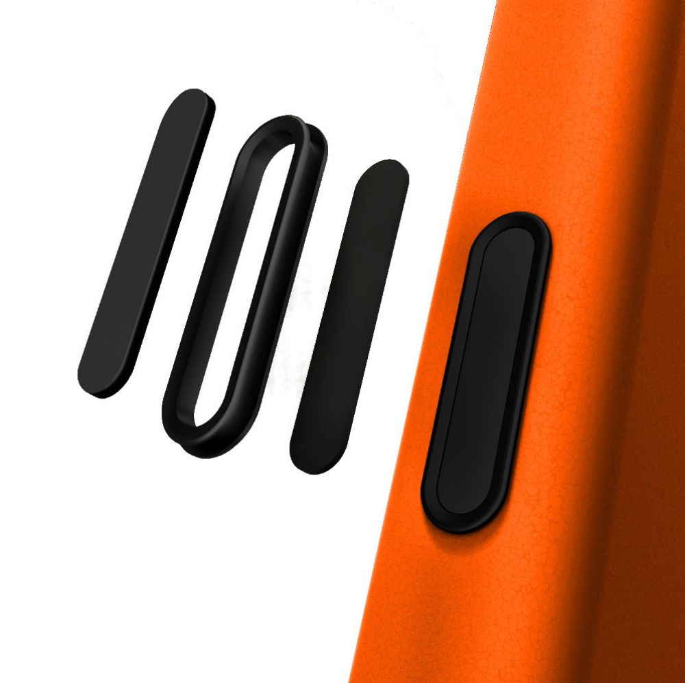 Handyhülle für iPhone 17 Pro, YAXO Leather Gear Slim Case MagSafe, Orange