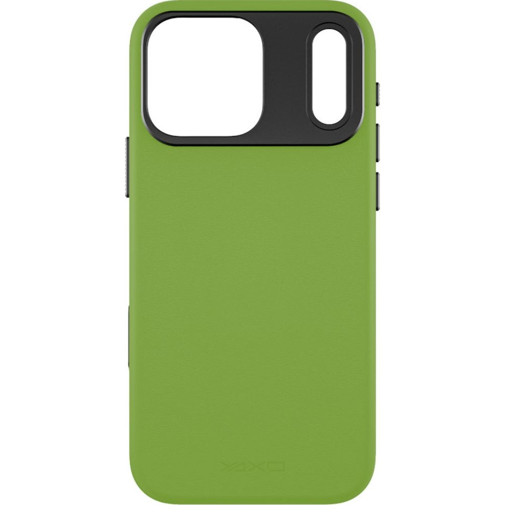 Handyhülle für iPhone 17 Pro Max, YAXO Leather Gear Slim Case MagSafe, Grün