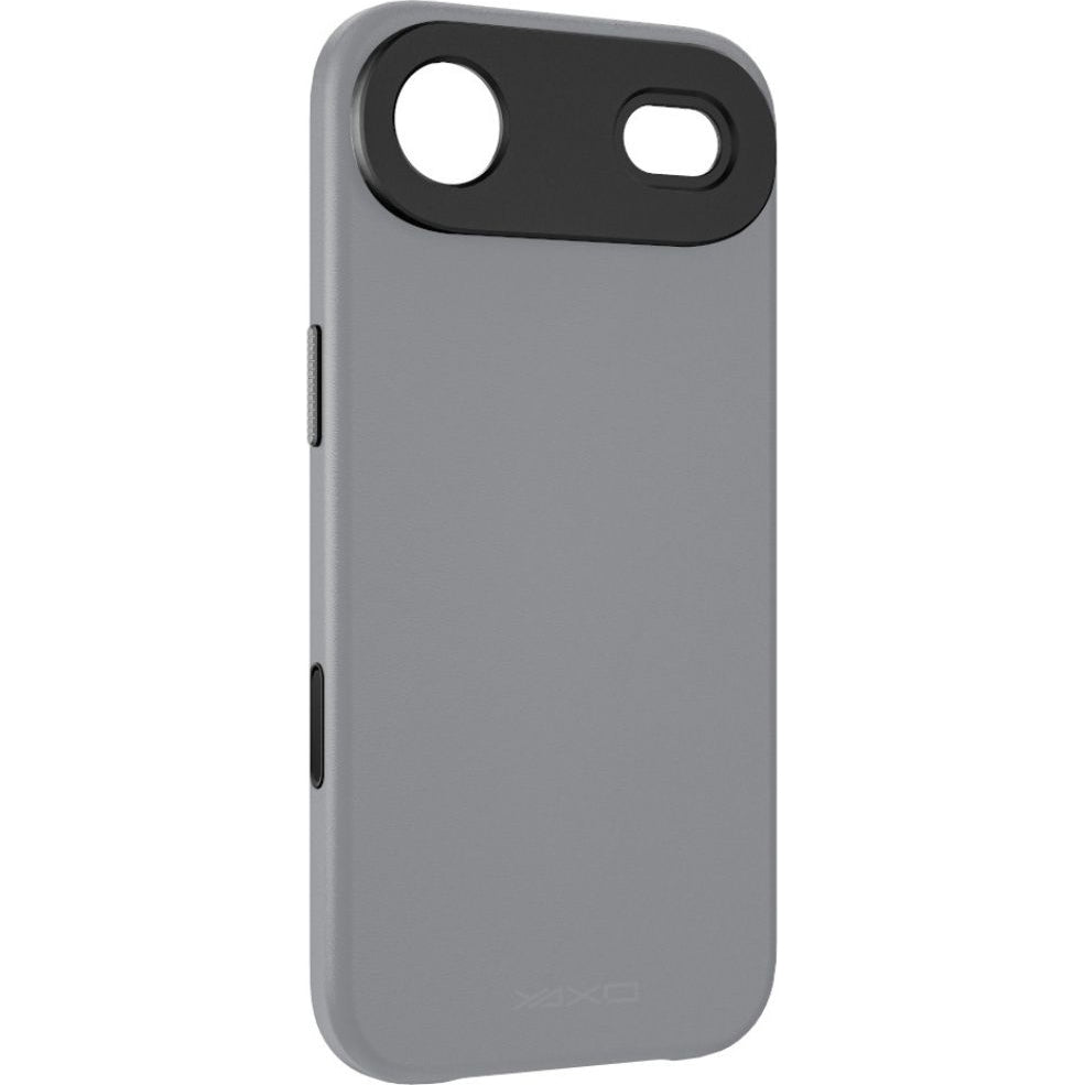 Handyhülle für iPhone Air, YAXO Leather Gear Slim Case MagSafe, Grau