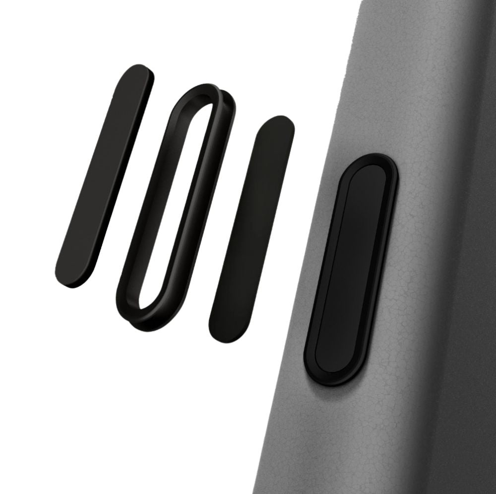 Handyhülle für iPhone Air, YAXO Leather Gear Slim Case MagSafe, Grau