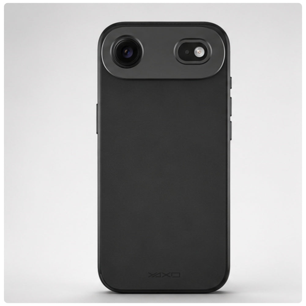 Handyhülle YAXO Leather Gear Slim Case MagSafe für iPhone Air, schwarz (4/8)