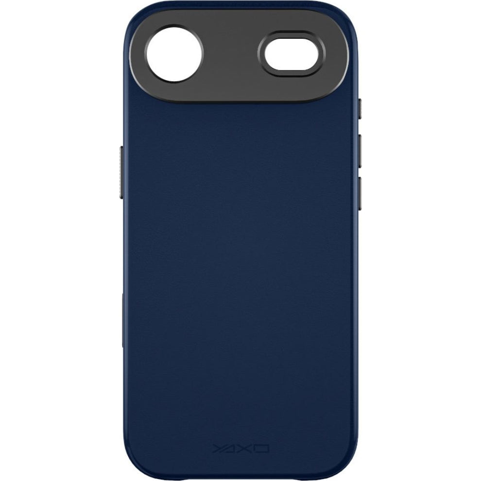 Handyhülle für iPhone Air, YAXO Leather Gear Slim Case MagSafe, Blau