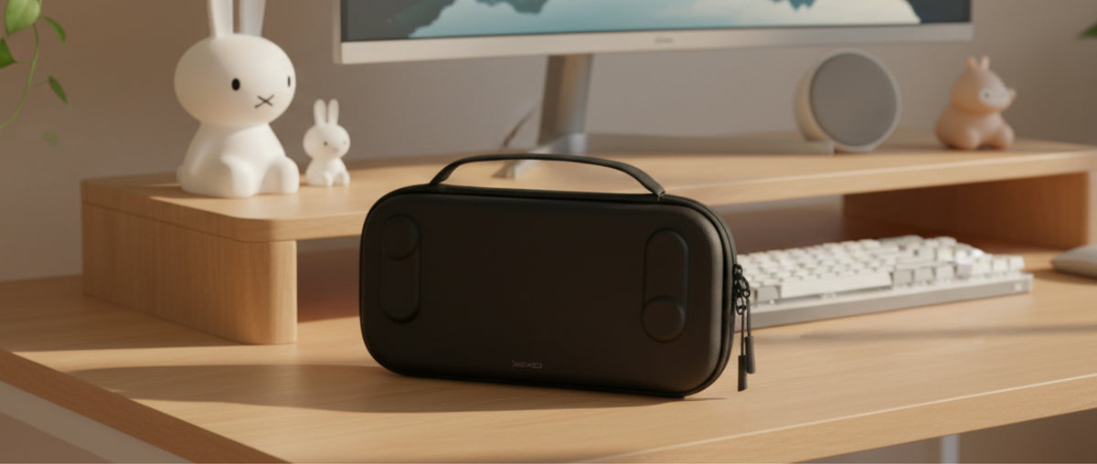 Transporttasche YAXO Nawaho für Nintendo Switch / Switch 2, Schwarz (4/8)